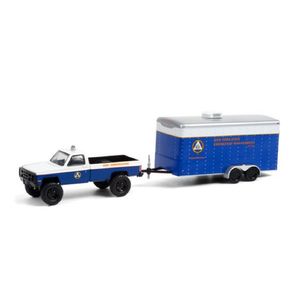 Miniatura-Picape-Chevrolet-M1008-1987-c--Semo-Communications-Trailer-Hitch---Tow--Serie-22-1-64