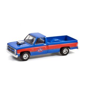 Miniatura-Picape-Chevrolet-Silverado-1987-1-64-Azul