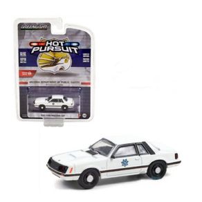 Miniatura-Carro-Ford-Mustang-SSP-Policia-1982-Hot-Pursuit-Serie-39-1-64