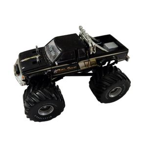 Miniatura-Picape-Chevrolet-S-10-1986-Push-N-Stomp-1-64-Preto