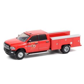 Miniatura-Dodge-Ram-3500-Dualy-LA-2017-1-64-Vermelho