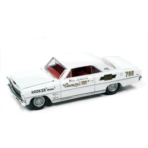 Miniatura-Carro-Chevrolet-Nova-1966-Bill-Jenkins-1-64-Branco