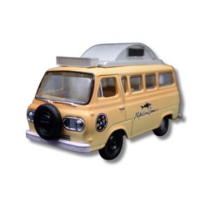 Miniatura-Carro-Van-Ford-Camper-1965-Amarelo-1-64