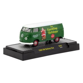 Miniatura-Carro-Volkswagen-Kombi-Delivery-Van-1960-1-64-Verde