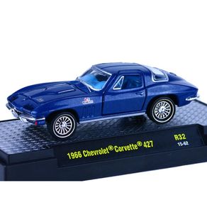 Miniatura-de-carro-Chevrolet-Corvette-427-1966-1-64-Azul