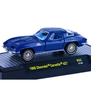 Miniatura-de-carro-Chevrolet-Corvette-427-1966-1-64-Azul