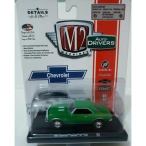 Miniatura-Carro-Chevrolet-Camaro-SS-350-1968-1-64-Verde