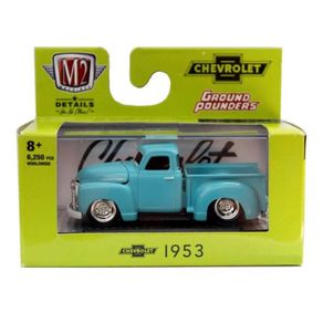 Miniatura-Picape-Chevrolet-3100-Truck-1953-1-64-Azul