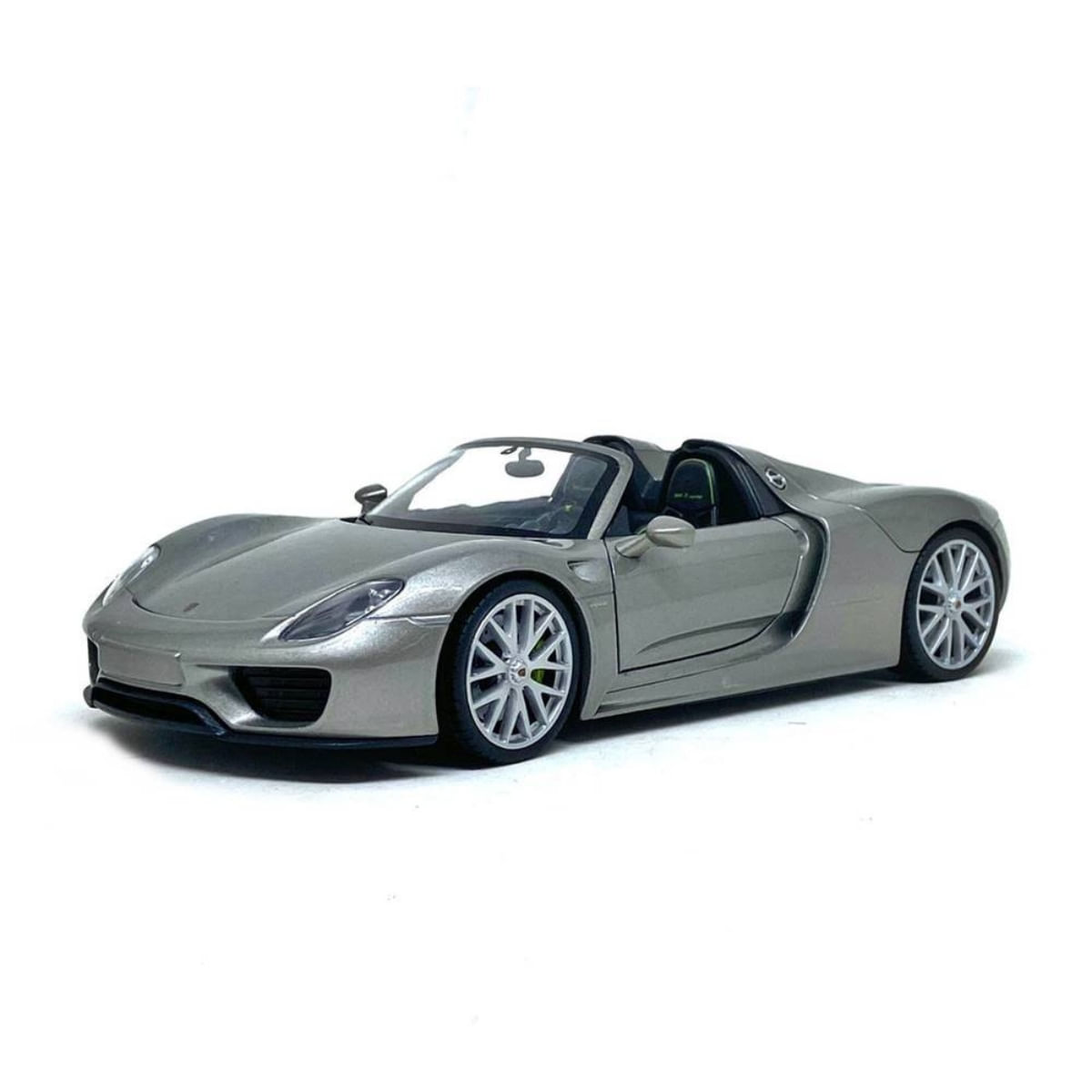 Miniatura Carro Porsche 918 Spyder 1/32 Cinza Calif. Collectibles