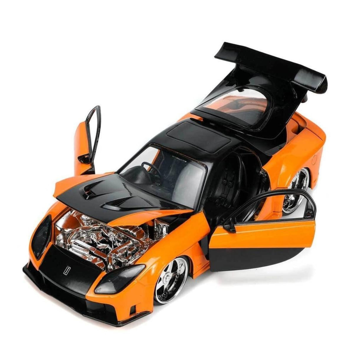 Miniatura Carro Mazda Rx 7 C/ Figura Han Velozes E Furiosos