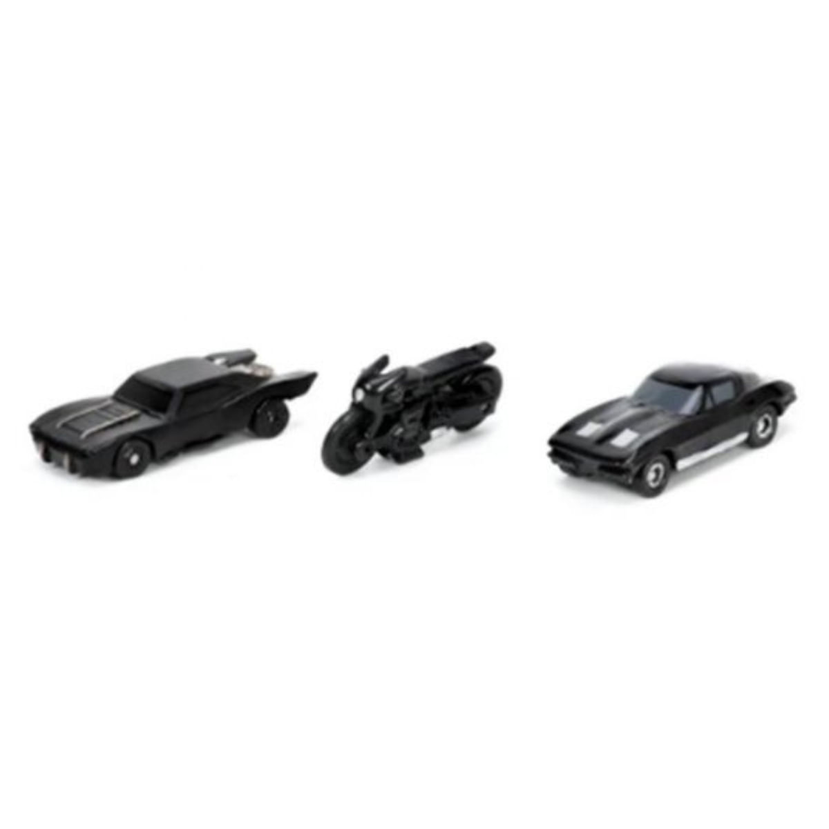 Set C/ 3 Carros The Batman 2022 Dc 1.65 In Jada 32043