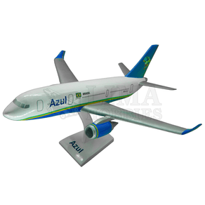 Miniatura-Aviao-De-Madeira-Airbus-A330-Azul