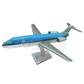 Miniatura-Aviao-De-Madeira-Fokker-100-KLM