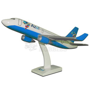 Miniatura-Aviao-De-Madeira-Embraer-195-Azul