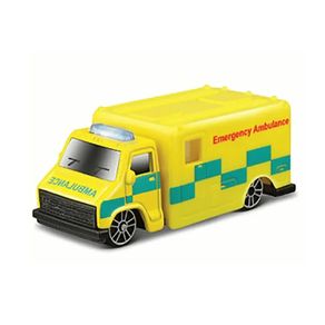 Miniatura-Caminhao-Ambulancia-Amarelo