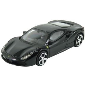 Miniatura-Carro-Ferrari-488-GTB-Race-e-Play-1-43-Preto