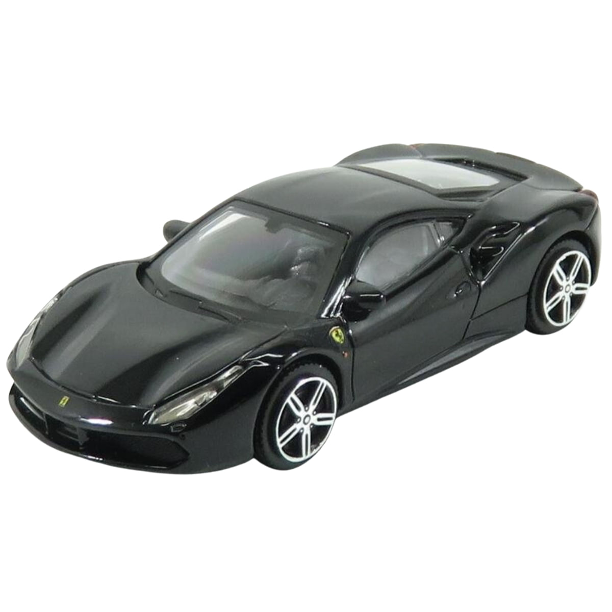 Miniatura Carro Ferrari 488 Gtb Race E Play 1/43 Preto Bburago