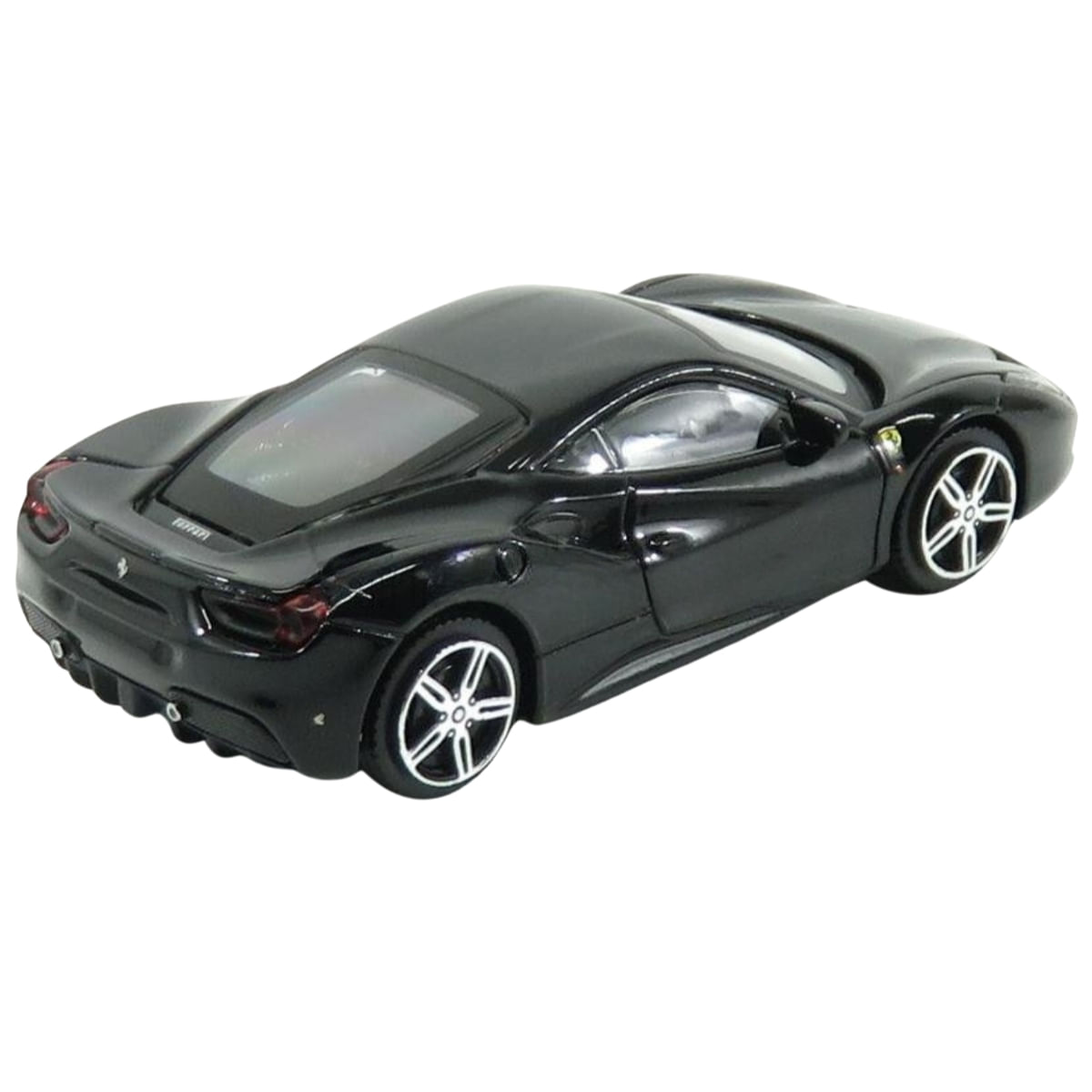 Miniatura Carro Ferrari 488 Gtb Race E Play 1/43 Preto Bburago