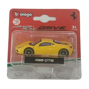 Miniatura-Carro-Ferrari-488-GTB-1-64-Amarelo
