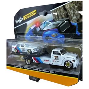 Miniatura-Caminhao-Maisto-Flatbed-e-1988-BMW-M3-E30-1-64