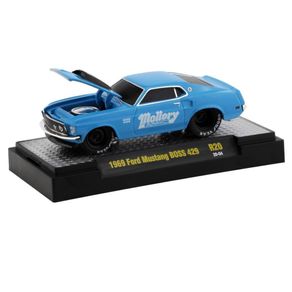 Miniatura-Carro-Ford-Mustang-Boss-429-1969-1-64-Azul