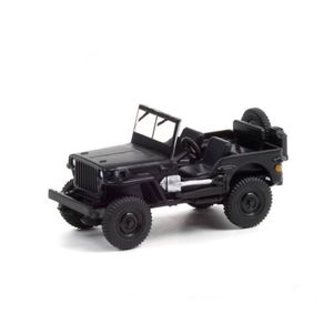 Miniatura-Carro-Jeep-Wilys-1942-Black-Bandit-1-64-Preto