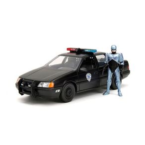 Miniatura-Carro-Ford-Taurus-OCP-Policia-1986---Figura-Robocop-1-24