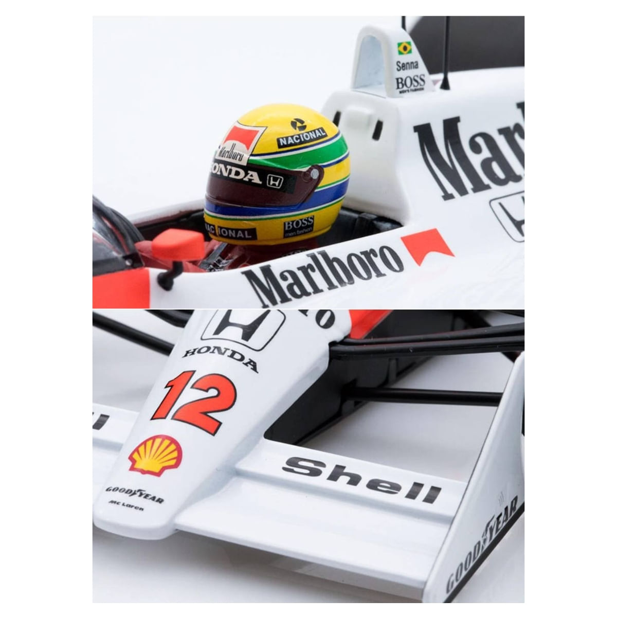 Miniatura Fórmula 1 Mclaren Honda Mp4/4 Winner Japanese Gp 1988