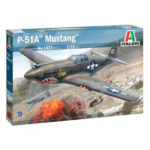 Kit-Plastico-Aviao-P51A-Mustang-1-72-1423S-Italeri