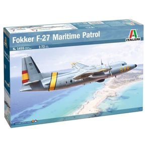 Kit-Plastico-Aviao-Fokker-F-27-Patrulha-Maritima-1-72-1455S-Italeri