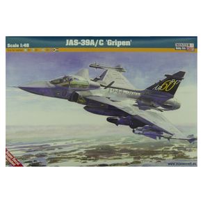 Kit-Plastico-Aeronave-JAS-39A-C-Gripen-1-48-MIS-G-200-MisterCraft