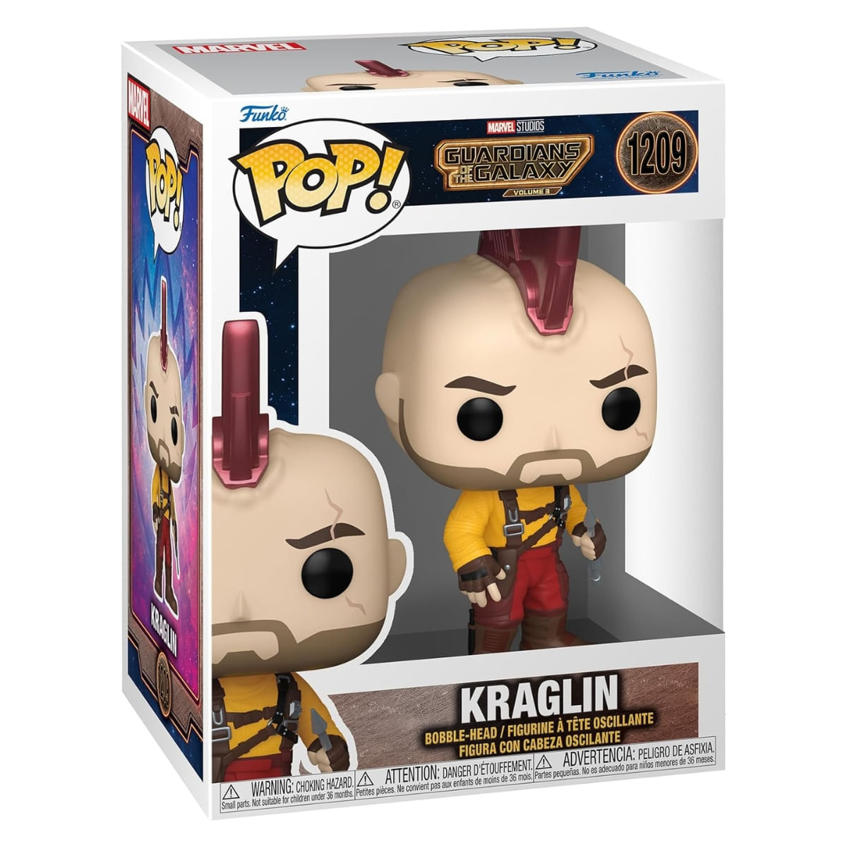 Funko Pop Marvel Guardiões Da Galaxia Kraglin 1209 67517 Funko