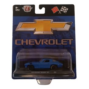 Miniatura-De-Carro-Chevrolet-Corvette-1966-1-64-Azul-M2-Machines