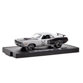 Miniatura-Carro-Plymouth-Hemi-Cuda-1971-1-64-Prata-M2-Machines-11228-R86