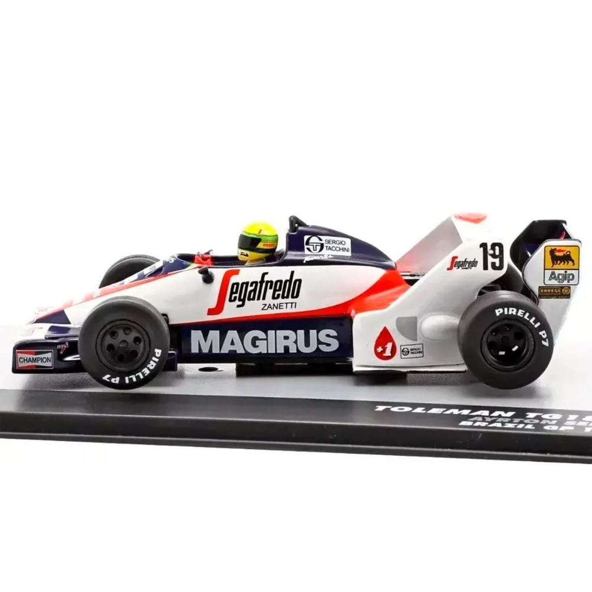 【激レア】MINI CHAMPS TOLEMAN TG 183B 1984 MINICHAMPS Toleman Hart Tg183b Ayrton Senna Debut Brazilian