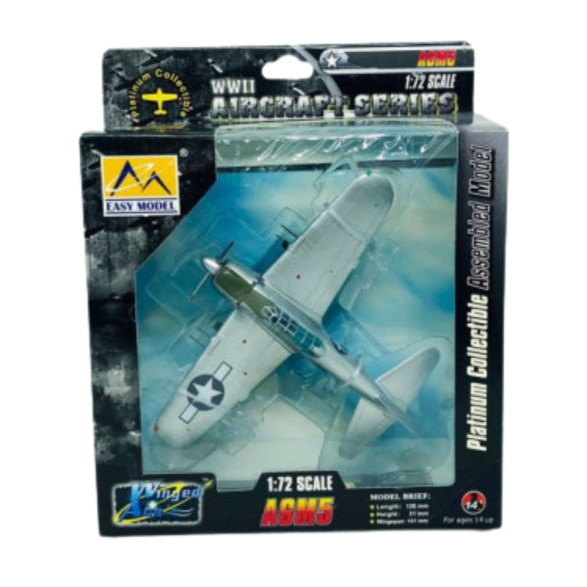 Miniatura Avião Mitsubishi A6M5 Zero WWII 1/72 Easy Model 36354