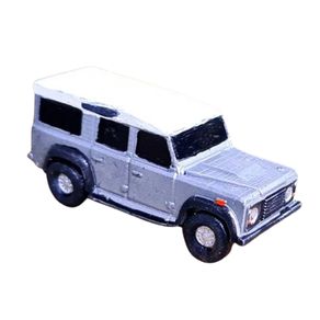 Miniatura-Carro-Land-Rover-Defender-Mod-08-Prata-1-87-HO-Dio-Studios