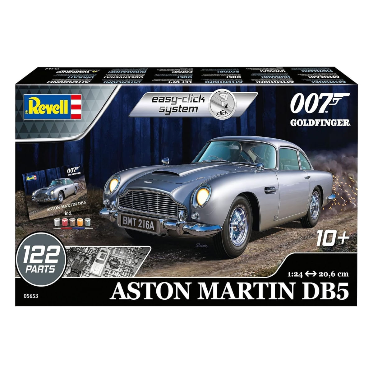 Kit Easy Click Aston Martin DB5 James Bond 007 Goldfinger 1/24