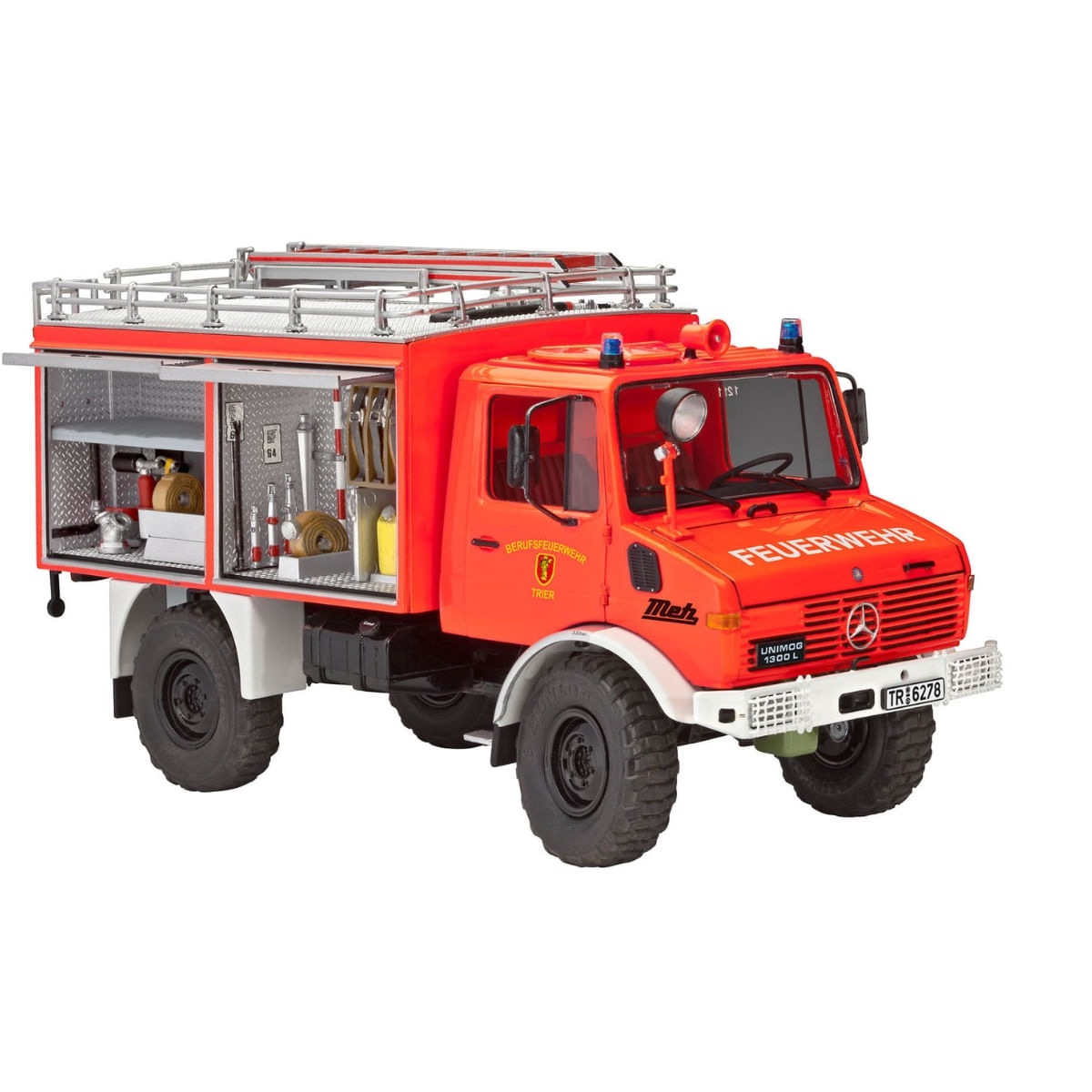 Kit Plástico Bombeiro Mercedes-Benz Unimog U1300L TLF 8/18 1/24