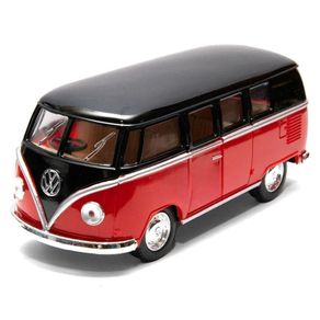 Miniatura-Carro-Volkswagen-Kombi-1962-1-32-Vermelho-Kinsmart-KT5376D