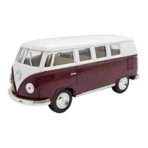 Miniatura-Carro-Volkswagen-Kombi-1962-1-32-Marrom-Kinsmart-KT5060D