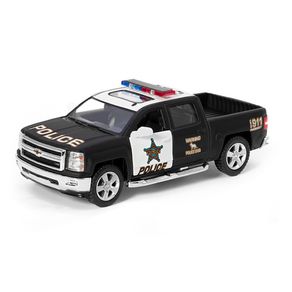 Miniatura-Carro-Chevrolet-Silverado-2014-1-46-Policia-Kinsmart-KT5381DP