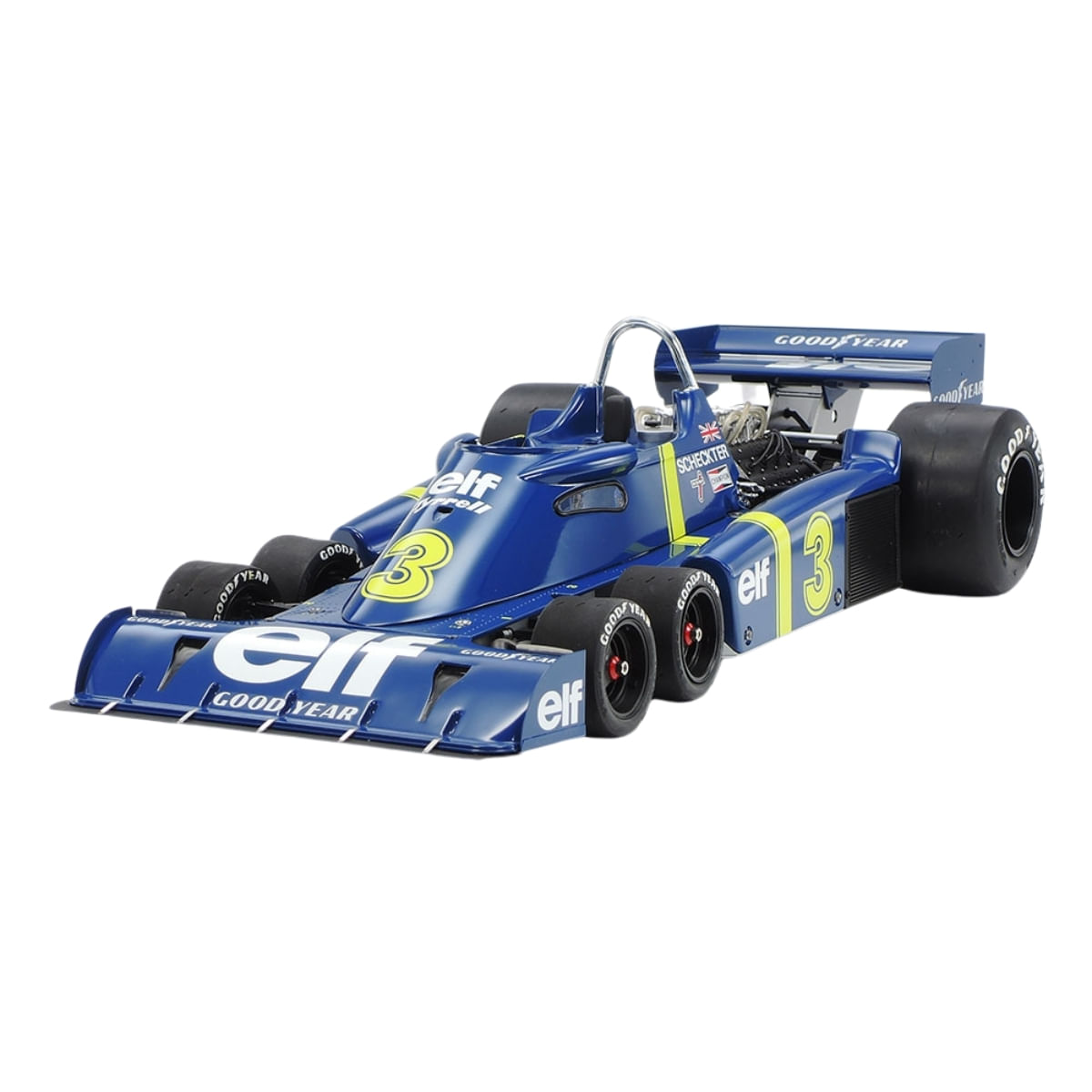 Tamiya Tyrrell P34 Six Wheeler ボディパーツセット Kit Plástico Carro Tyrrel P34 Six Wheeler 1/12 Tamiya 12036