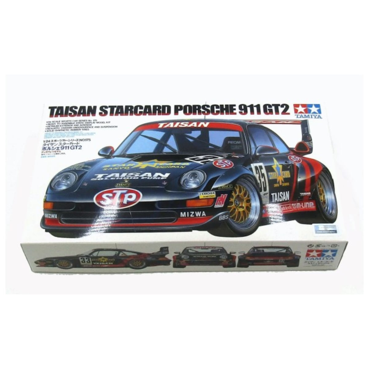 Kit Plástico Carro Taisan Starcard Porsche 911 Gt 1/24 Tamiya