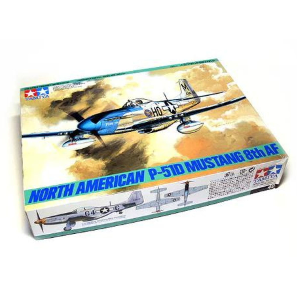 Kit Plástico Avião Mustang P-51D norte-americano 1/48 Tamiya 61040