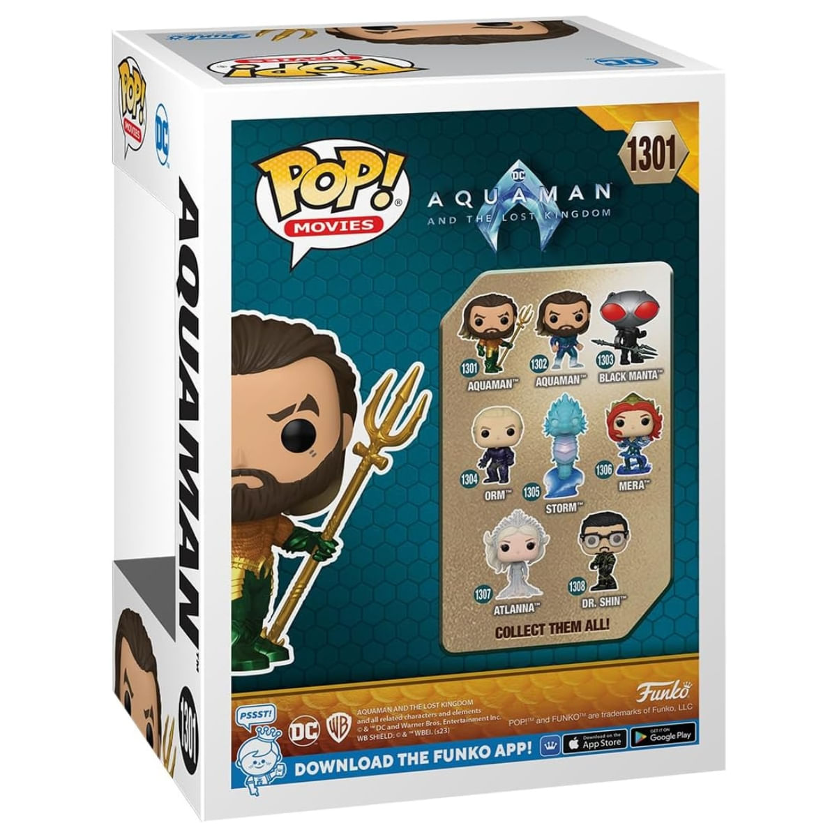 Pop Dc Aquaman 1301 Funko 67565 - limahobbies
