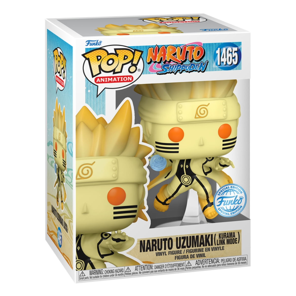 Pop Naruto Shippuden Naruto Uzumaki Kurama 1465 Funko 71633
