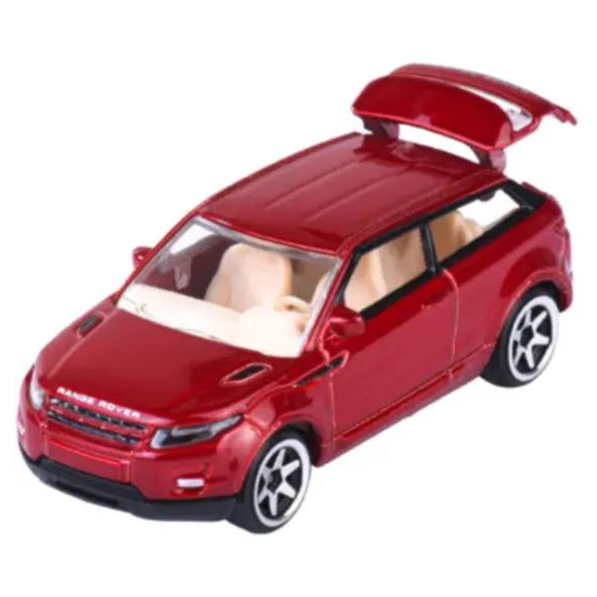 Miniatura Carro Land Rover Range Rover Evoque 1/64 Vermelho