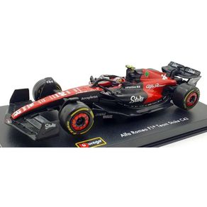 Miniatura-Formula-1-Alfa-Romeo-C43-24-Z-Guanyu-Team-Orlen-1-43-Burago-38086