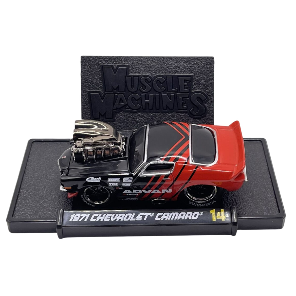 Miniatura Carro Chevrolet Camaro 1971 Muscle Machines 1/64 Maisto